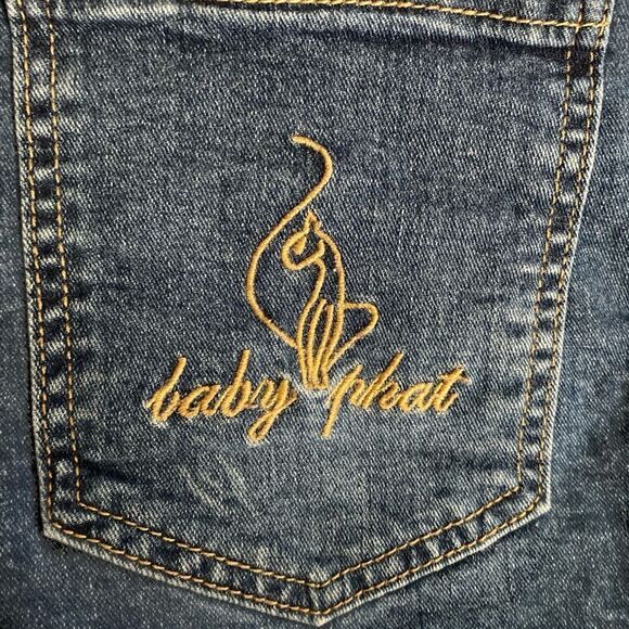 Women's Baby Phat Denim Shorts Size S/P - Picture 4 of 9